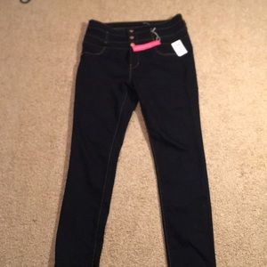 Size 12 hi-waist super skinny jeans